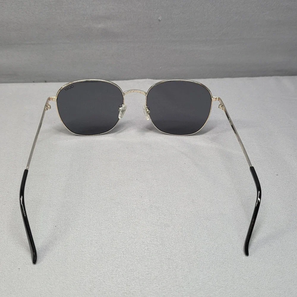 Quay Australia Gold Frame Black Lens Sunglasses